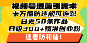 微信视频号励志语录短视频：手把手教你日稳定盈利5000+