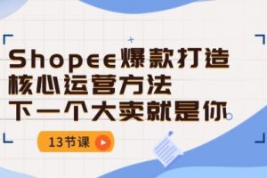 Shopee-爆款打造核心运营方法，下一个大卖就是你