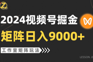 2024视频号自然流带货，工作室落地玩法，单个直播间日入9000+