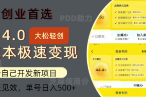 闲鱼0成本极速变现项目，多种变现方式 单号日入500+