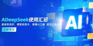 DeepSeek应用归纳，基本到升阶，引导词方法，把握AI专用工具 提高工作效率