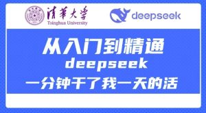 清华讲DeepSeek最齐实例教程，实用教程，deepseek一分钟干了我一天的活