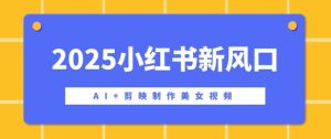 2025小红书的新蓝海，AI 剪辑软件制做美女丝袜，引流矩阵公布快速吸粉，初学者也可以实际操作
