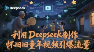 运用Deepseek制做复古童年视频引爆流量
