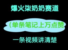 小红书的爆红柒姥姥，13 天增粉 8.7 W，全过程拆卸