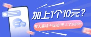 专门打个人成长副业相关粉，上1个10米？有人靠这个玩法1天上了1k+