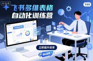 飞书多维表格自动化训练营，手把手教你告别重复处理，用多维表格开启高效办公新模式