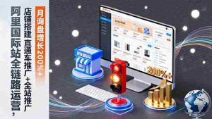 阿里国际站全链路运营，店铺搭建+直通车推广+全站推广，月询盘增长200%+