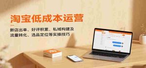 淘宝低成本运营，新店出单、好评积累、私域构建及流量转化、选品定位等（更新10月）