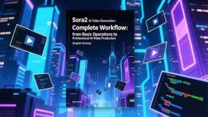 Sora2 AI视频生成的系统教程（英文版）：从基础操作到专业级AI视频制作的完整工作流